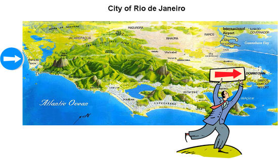 Map of Rio de Janeiro