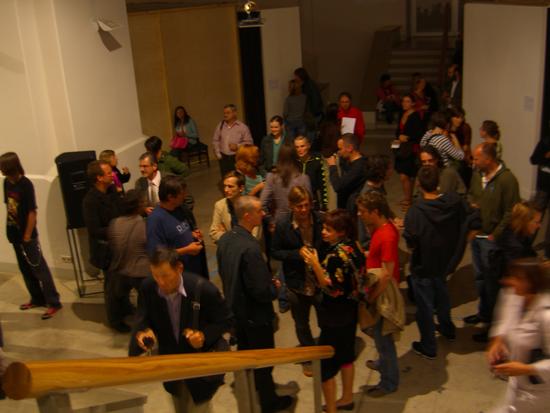 Waves exhibition opening night, Riga, 24th of August 2006, Entrance Hall, from above,